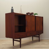 Enfilade en teck, design danois, années 1970, fabriquée par ES Møbler