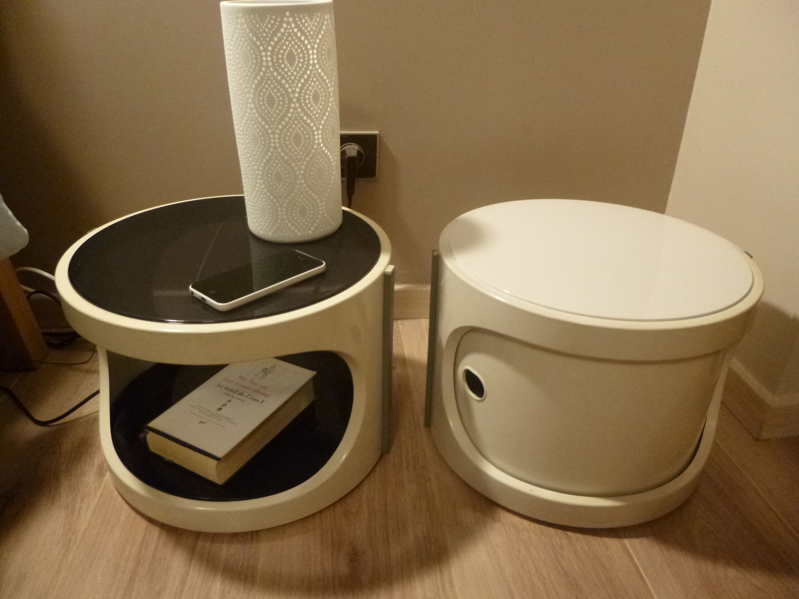 Marc Held modular bedside table for 1970s Monoprix