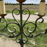 Wrought iron floor lamp 1960