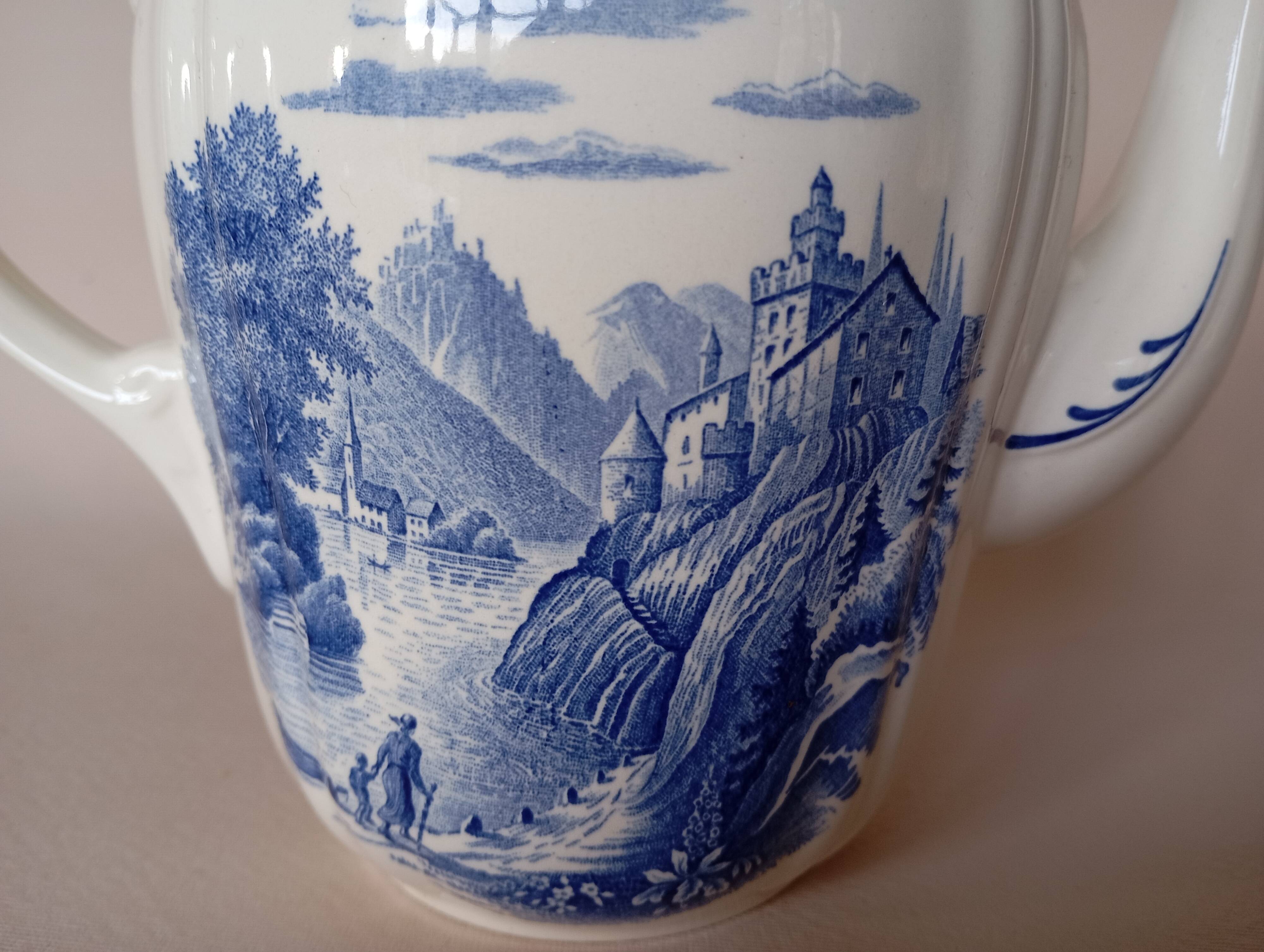 Verseuse 'Burgenland' bleu Villeroy & Boch