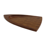 Danish digsmed teak block serving platter cutting board 1960s