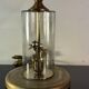 Lamp See Delmas glass and brass, vintage design