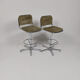 Vintage chrome bar stools