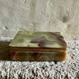 Ashtray, onyx box from the 1960s, vintage Italy.