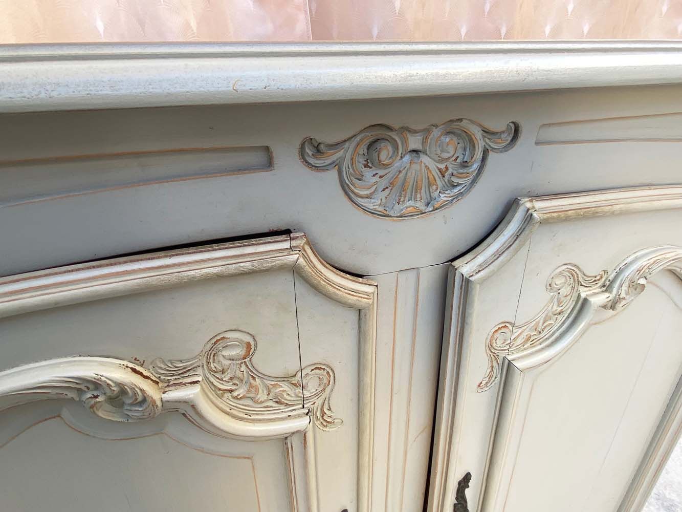 Painted wooden sideboard