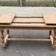 Table à manger de ferme extensible rénovée en chêne 20ème 170-250cm