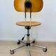 Chaise de bureau industrielle vintage en bois Kovona, Tchécoslovaquie, années 1970