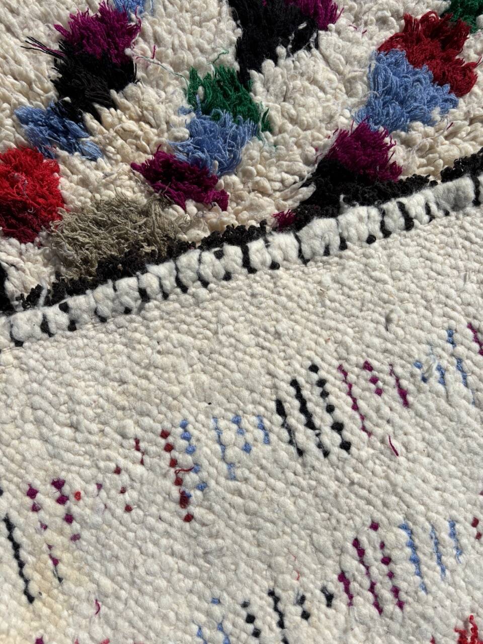 Azilal Vintage Moroccan Berber Rug, 70x195 cm