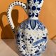 Boch Frères pitcher in Delft earthenware