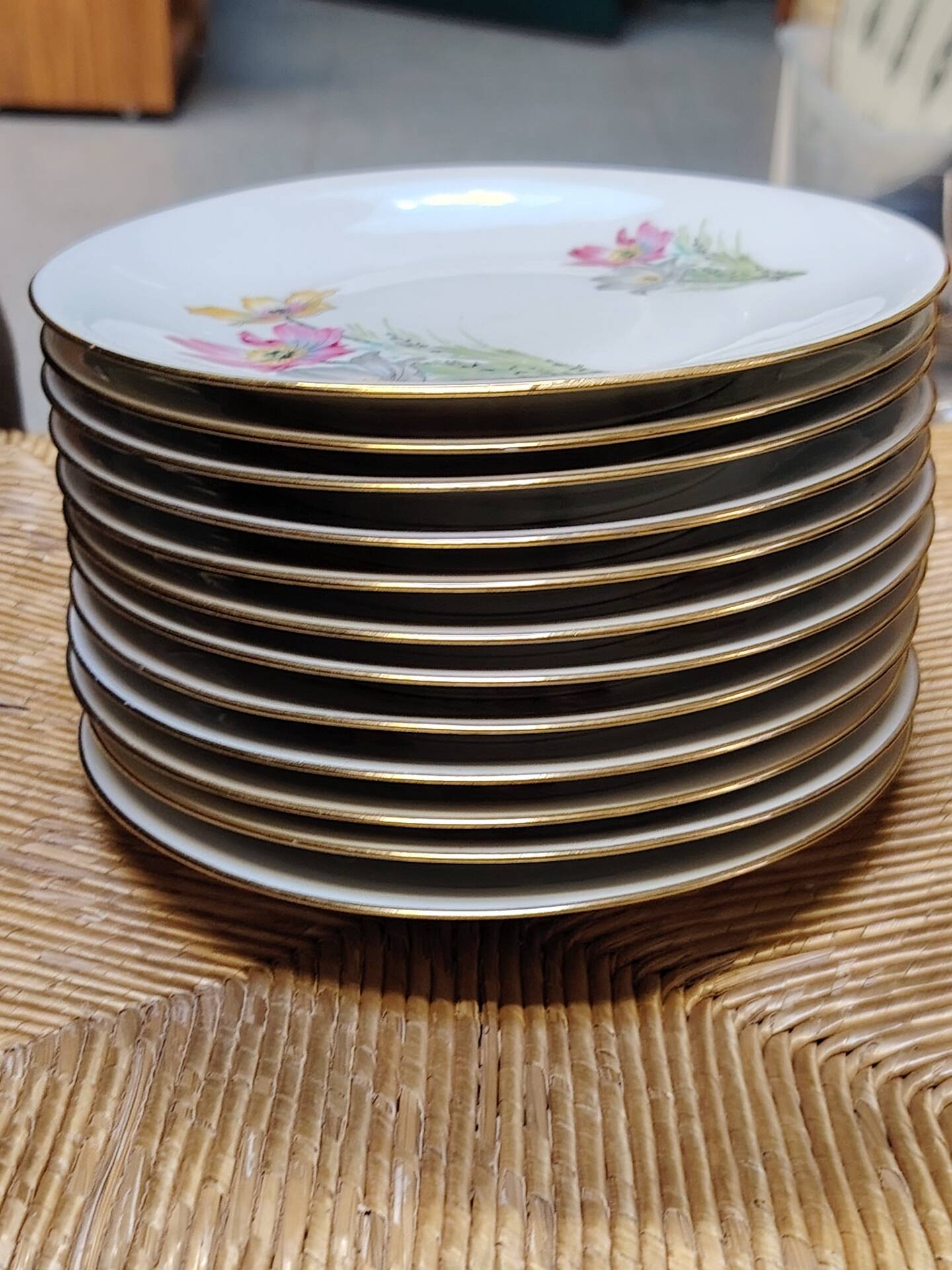 CCP luxury porcelain 12 dessert plates