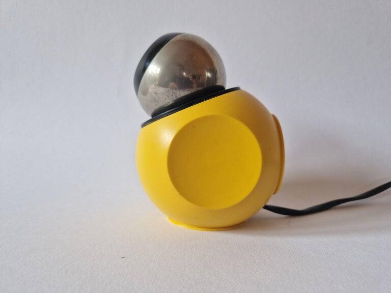 Rare Midcentury Table Magnetic Halogen Lamp AKA, Space Age, Germany, 1970s