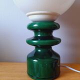 Space Age ceramic and opaline lamp, 1970