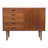Commode à Tiroirs en Teck par Kai Winding pour P. Jeppesens Møbelfabrik, 1960s