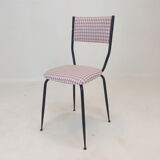 Set of 4 Italian Metal Dining Chairs, 1960's