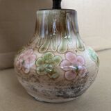 Lampe en céramique ancienne signée