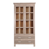 Vitrine en chêne, design danois, années 1980, production : Danemark