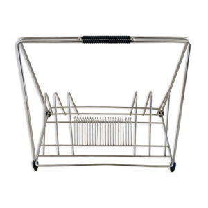 Porte revues, vinyles vintage 70