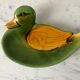 Empty ceramic duck pocket 60s