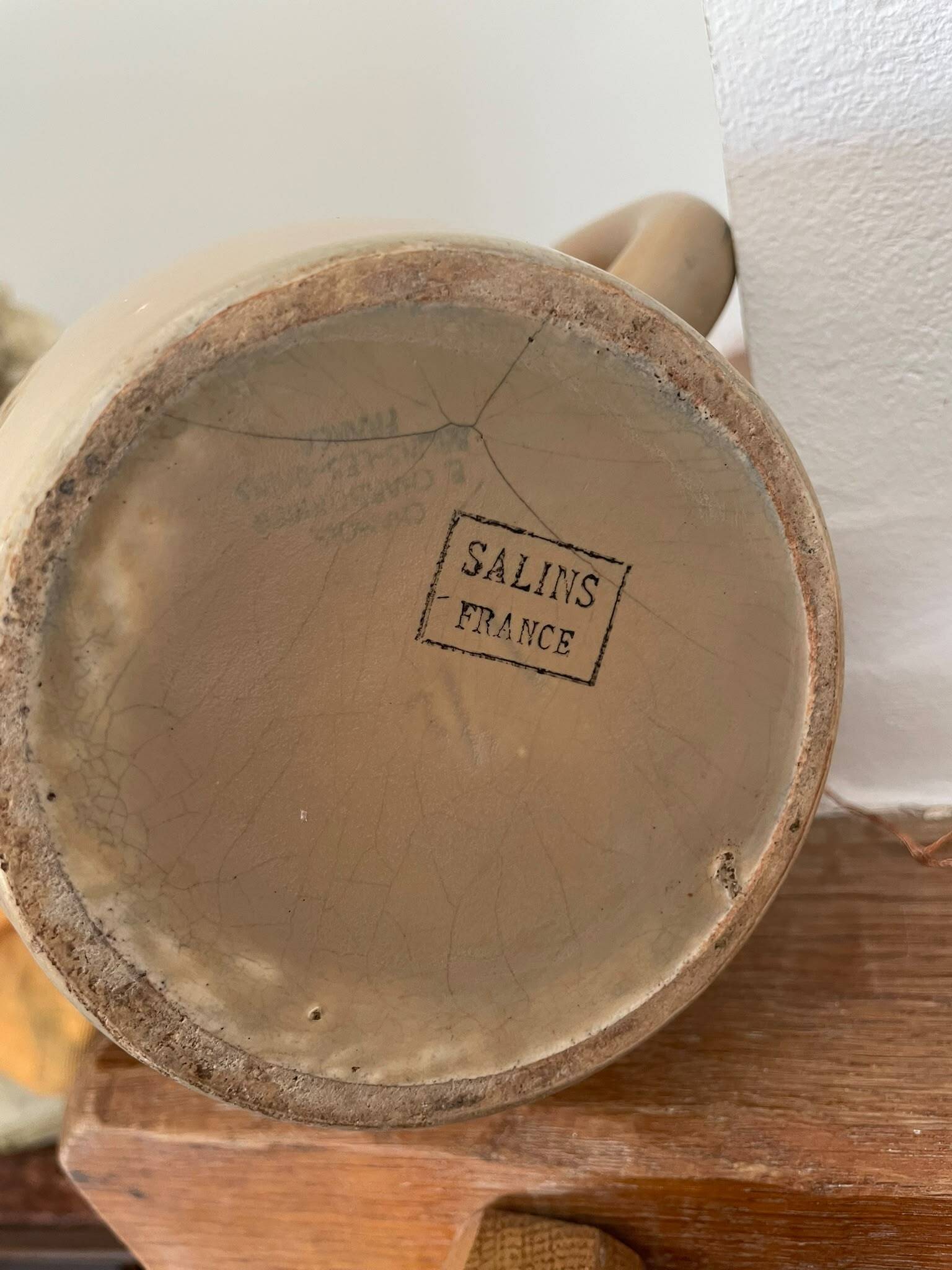 Salins earthenware carafe