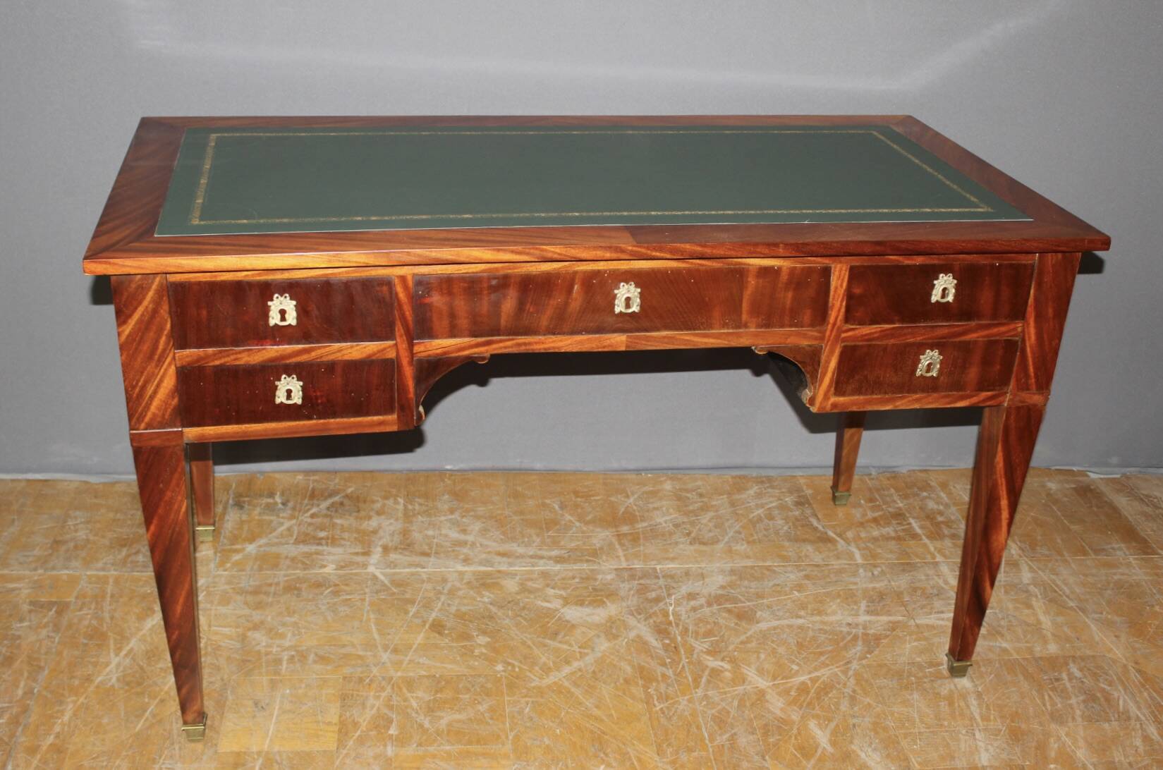 Restoration desk in mahogany, early 19th century