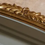 Vintage Victorian Gold Wall Mirror