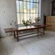 Table repas style drapière noyer 2m5/3m5 1900