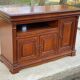 Louis Philippe country wooden sideboard with 2 drawers and 3 doors 126cm