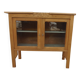 Art Deco sideboard in wood, with 2 glass doors.