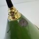 Set of 2 green conical workshop suspensions