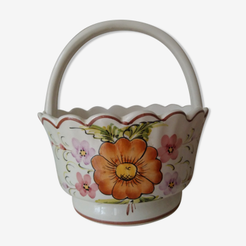 Vintage porcelain basket