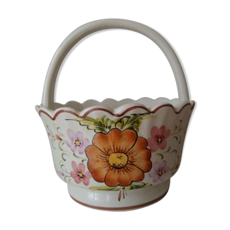 Vintage porcelain basket