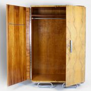 Bauhaus chromed tubular steel wardrobe, 1930s