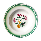 Assiette creuse Sarreguemines digoin esper faience