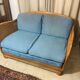 Vintage sofa in cannage and wood 1960