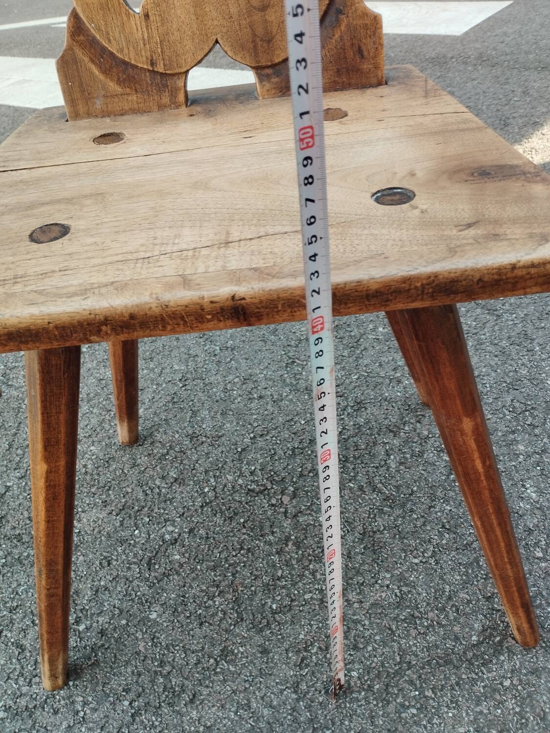 Alsatian wooden chairs