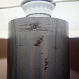 Vintage lamp in brushed aluminum from the 70s