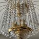 60s-70s crystal tassel cascade chandelier