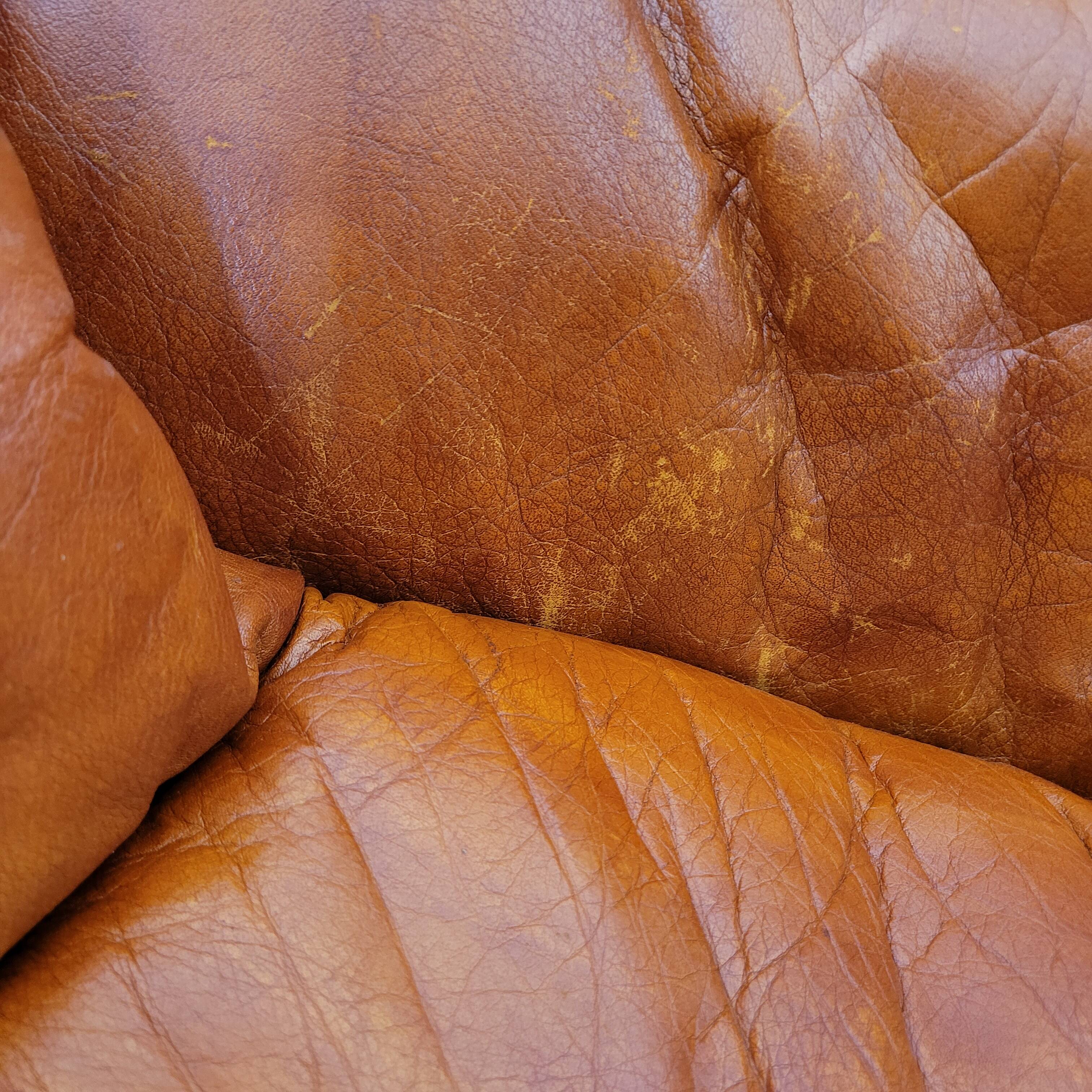Fauteuil lounge vintage Göte Mobler 1960 pivotant et inclinable