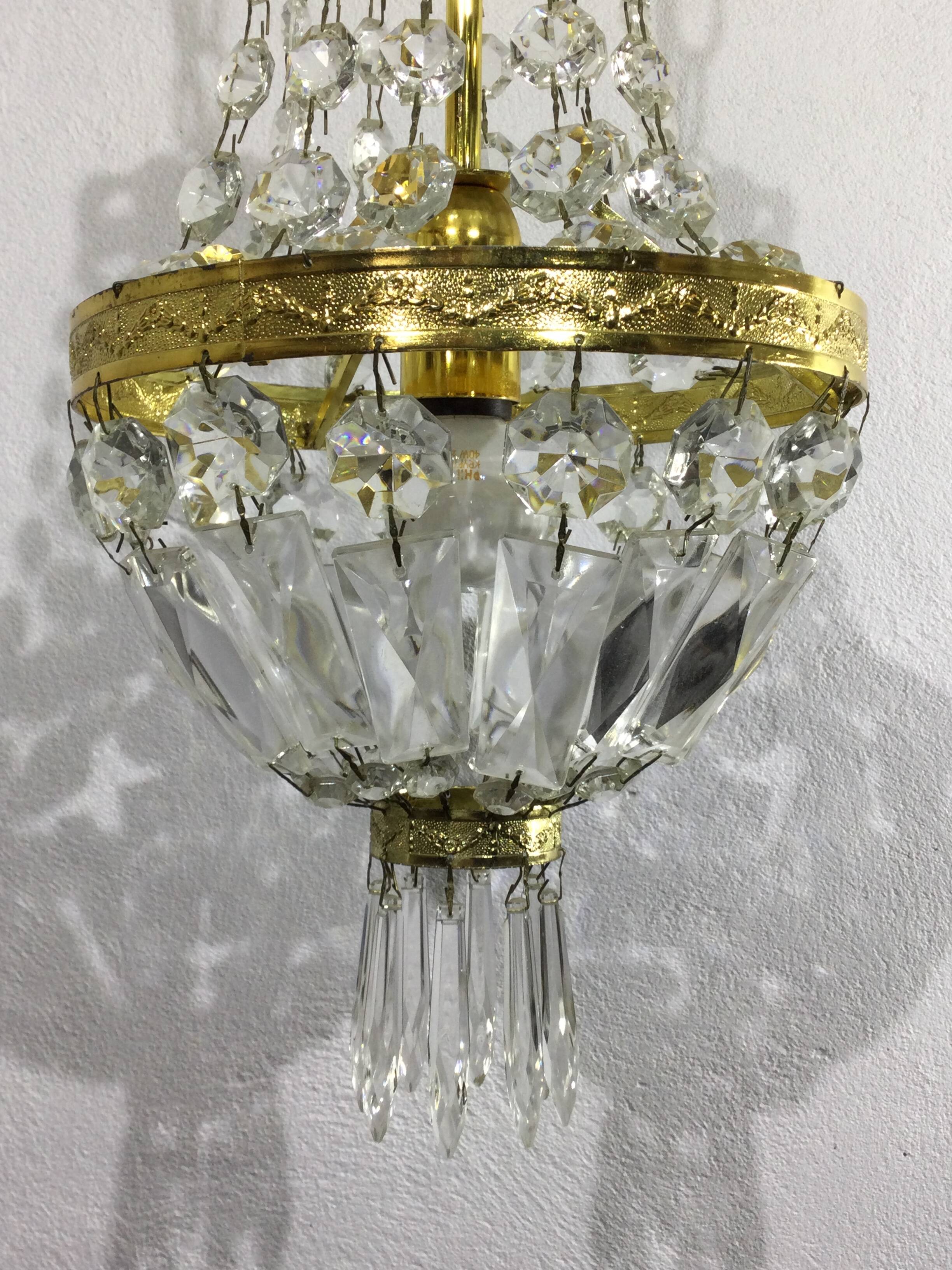 1 Light Hot Air Balloon Chandelier