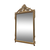 Miroir doré de style Louis XVI