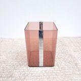 Michel Dumas basket or umbrella stand for Roche Bobois in plexiglass