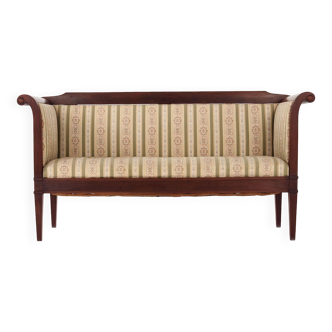 Empire style mahogany sofa, French design, 1940s, manufacture: Denmark