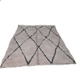 Handmade wool Berber rug 250 x 150 cm