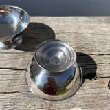 8 stainless steel cups 1970