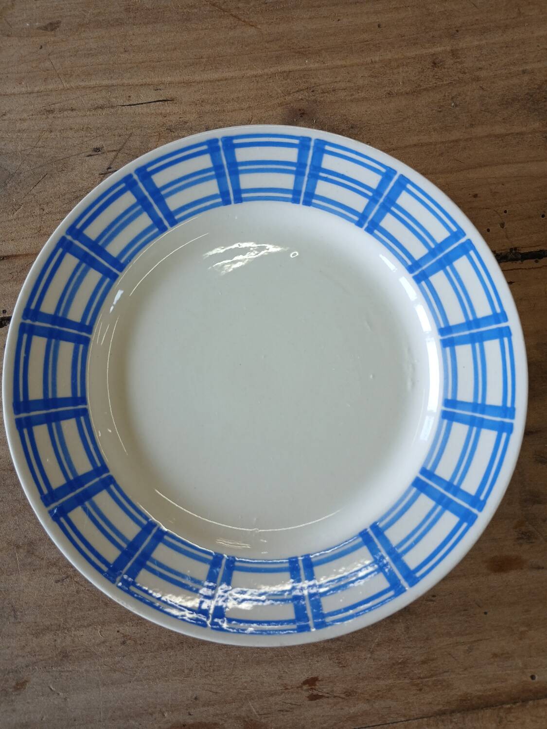 6 old Badonviller dessert plates