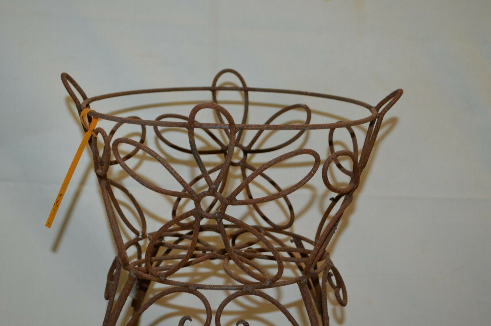 wrought iron planter