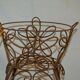 wrought iron planter