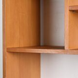 Wooden library by Pierre Guariche for Negroni, La Plagne, 1960s