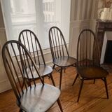 Set of 6 Ercol 365 chairs / 1979