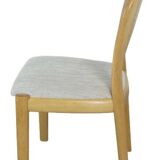 Set van 4 lichte eiken stoelen Niels Koefoed 'Morten' 'Vordingborg'